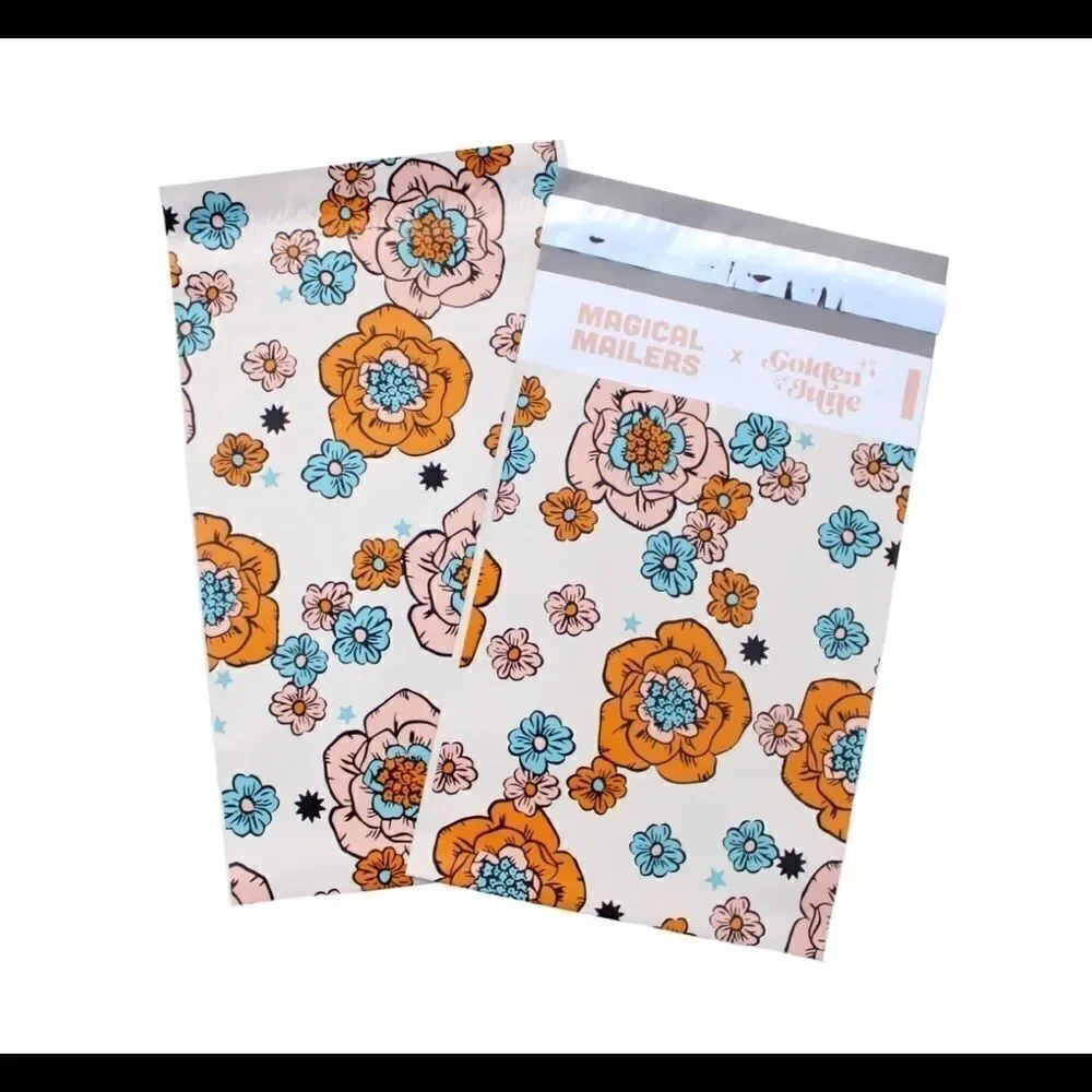 Poly Mailers MIX BoHO Wahitape insert card maikers